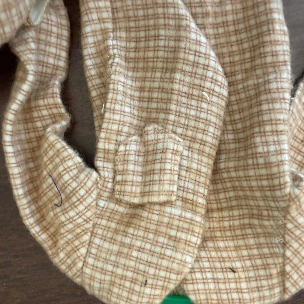 Handmade Vintage Style Male Doll Clothing Lot Striped Pajamas Checkered Robe Ken
